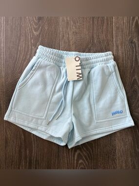 Wilo the Label Jog Shorts - Size XS Blue NEW!